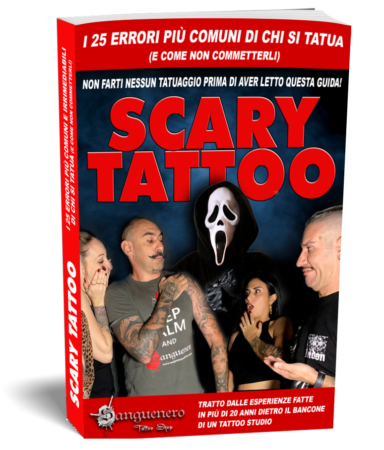 Ebook Scary Tattoo i 25 errori più comuni di chi si tatua Sanguenero